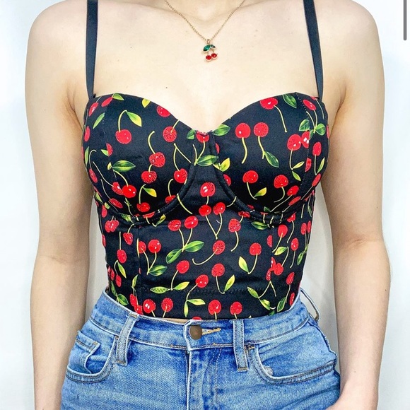 cherry bustier - Picture 1 of 6